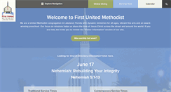 Desktop Screenshot of firstumc.org